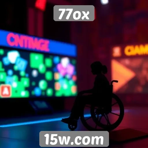 Acessibilidade em jogos no site 77ox