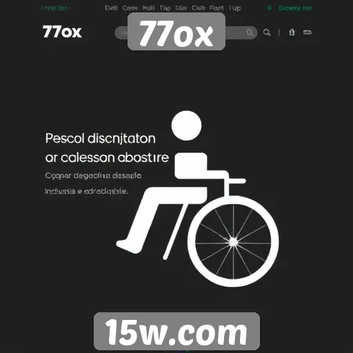 Recursos de acessibilidade no site 77ox são destacados
