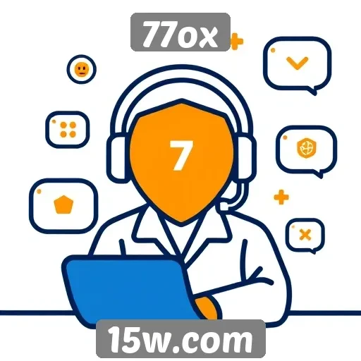 Suporte ao cliente do 77ox é eficiente e acessível